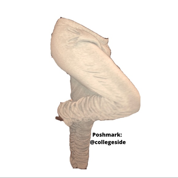 Gray Stacked Pants Joggers - Picture 1 of 7